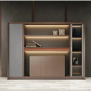 Kaelios · Office Shelves w/ Lighting & Storage by Arc Grove