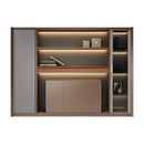 Kaelios · Office Shelves w/ Lighting & Storage