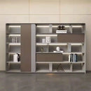 Kaithos · Office Shelves w/ Lighting & Storage by Arc Grove