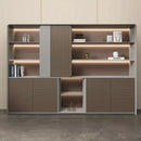 Kaithos · Office Shelves w/ Lighting & Storage by Arc Grove