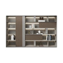 Kaithos · Office Shelves w/ Lighting & Storage by Arc Grove