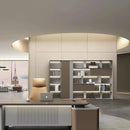 Kaithos · Office Shelves w/ Lighting & Storage by Arc Grove