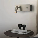 GobekUsa Kane | Nickel LED Dimmable Reading Wall Light