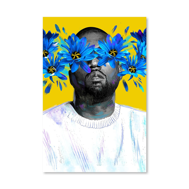 Kanye in Bloom Canvas