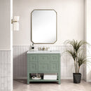 James Martin Breckenridge 36" Single Bathroom Vanity, Smokey Celadon