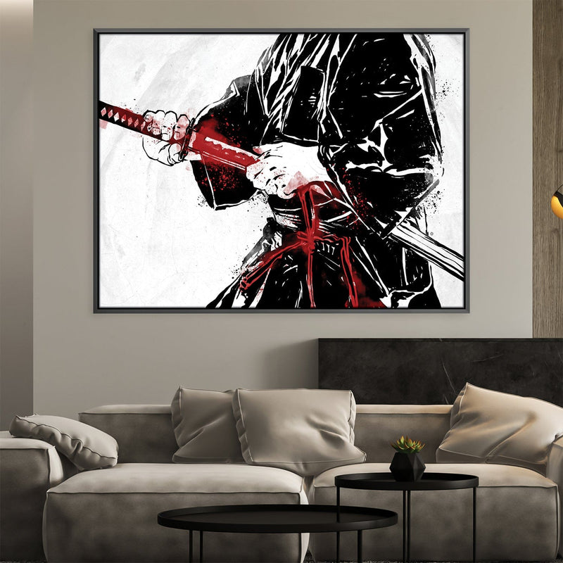 Katana Man Canvas