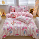 GobekUsa Kawaii Cinnamoroll Bedding Set - Cute Cartoon Dorm Decor