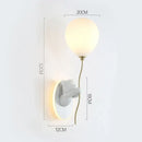 GobekUsa Bear Balloon Wall Light: Kawaii Cartoon Lamp for Children's Room & Bedroom