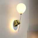 GobekUsa Bear Balloon Wall Light: Kawaii Cartoon Lamp for Children's Room & Bedroom