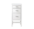 James Martin Addison 15" Base Cabinet, Glossy White