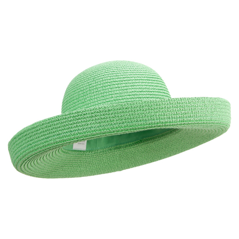 Sewn Braid Kettle Brim Ribbon Hat