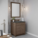 James Martin Bristol 30" Single Bathroom Vanity, Whitewashed Walnut