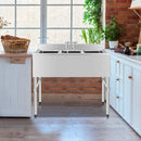 Stainless Steel Utility Sink with 3 Compartment Commercial Kitchen Sink by LJGDeals