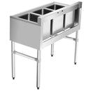 Stainless Steel Utility Sink with 3 Compartment Commercial Kitchen Sink by LJGDeals