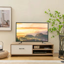 TV Stand for with 2 Open Shelf and Drawe for 55-Inch TV by LJGDeals