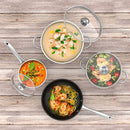 7-Piece Stainless Steel Cookware Set with Tempered Glass Lid-Silver by LJGDeals