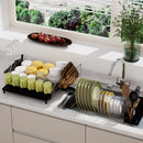 2-Tier Detachable Dish Drying Rack with Cutlery Holder by LJGDeals