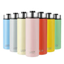 22 Oz Double-walled Insulated Stainless Steel Water Bottle with 2 Lids and Straw by LJGDeals
