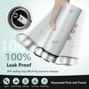 22 Oz Double-walled Insulated Stainless Steel Water Bottle with 2 Lids and Straw by LJGDeals