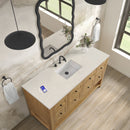 James Martin Breckenridge 60" Single Bathroom Vanity, Light Natural Oak
