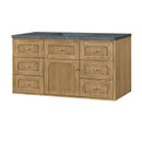 James Martin Laurent 48" Dual Mount Single Bathroom Vanity, Light Natural Oak
