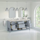 James Martin Breckenridge 72" Double Bathroom Vanity, Serenity Blue