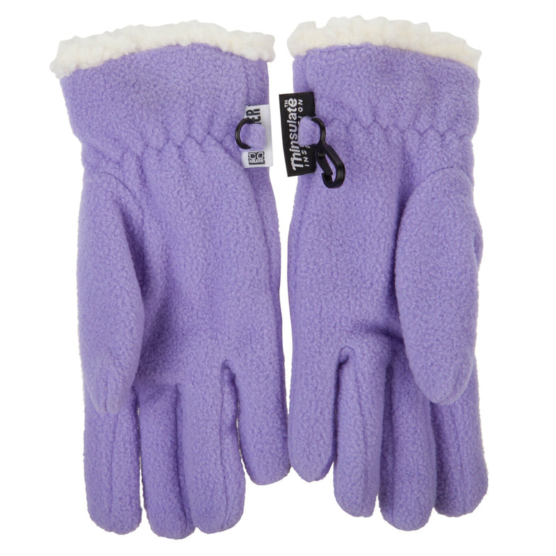 Three Pleat Kid Thinsulate Microfleece Glove