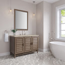 James Martin Portland 48" Single Bathroom Vanity, Whitewashed Walnut