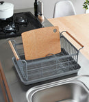Dish Rack - Steel + Wood by Yamazaki Home
