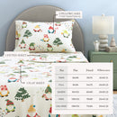 Turkish Cotton Christmas Flannel Sheet Set - Whittaker Collection by Great Bay Home