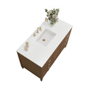 James Martin Myrrin 48" Single Bathroom Vanity, Mid-Century Walnut