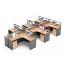 Keaton · L-Shaped Cubicle Workstation by Arc Grove