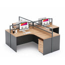 Keaton · L-Shaped Cubicle Workstation by Arc Grove