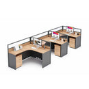 Keaton · L-Shaped Cubicle Workstation by Arc Grove