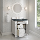 James Martin Bristol 30" Single Bathroom Vanity, Bright White
