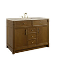 James Martin Bellshire 48" Single Bathroom Vanity, Honey Oak
