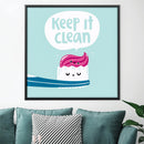 Keep It Clean Canvas