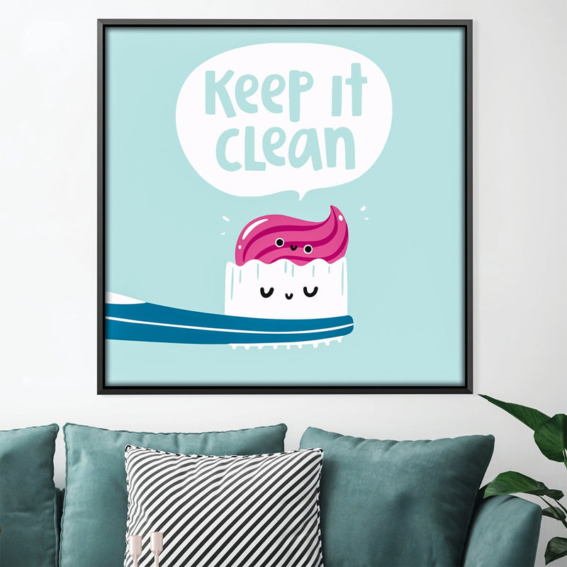 Keep It Clean Canvas