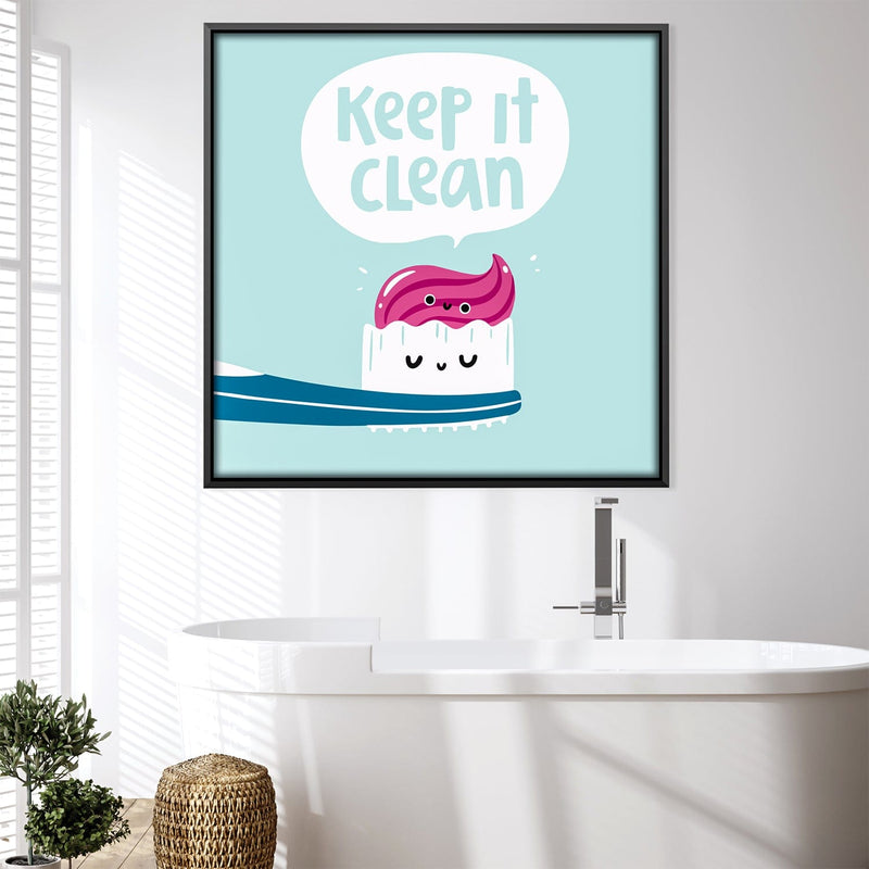 Keep It Clean Canvas