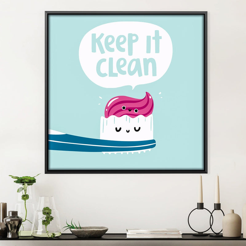 Keep It Clean Canvas