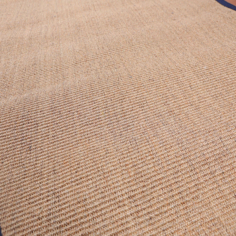 4' x 6' Hand Knotted Rare Authentic Artisanat Wool Morroccan Rabat Area Rug Tan