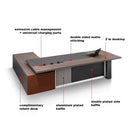 Gidley · Modern L-Shaped Executive Desk