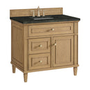 James Martin Lorelai 36" Single Bathroom Vanity, Light Natural Oak