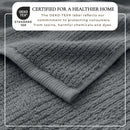 Turkish Cotton Ribbed 6-Piece Bath Towel Set - Georgiana Collection by Great Bay Home