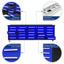 10ft 25-Drawer Storage Workbench with Wheels