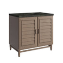 James Martin Portland 36" Single Bathroom Vanity, Whitewashed Walnut
