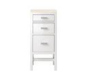 James Martin Addison 15" Base Cabinet, Glossy White