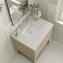 James Martin Breckenridge 30" Single Bathroom Vanity, Whitewashed Oak