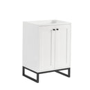 James Martin Chianti 24" Single Bathroom Vanity, Glossy White