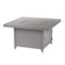 Aluminum 42-in Square Propane Fire Table with Beads, Covers and Lid
